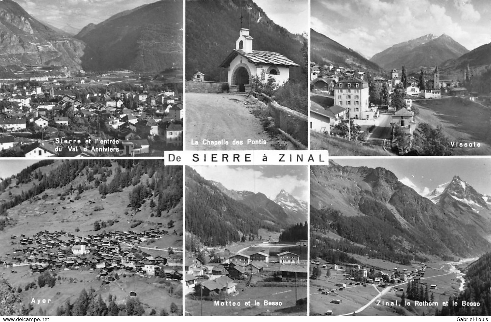 De Sierre à St. Luc Chandolin Car Postal - Vissoie - Chandolin