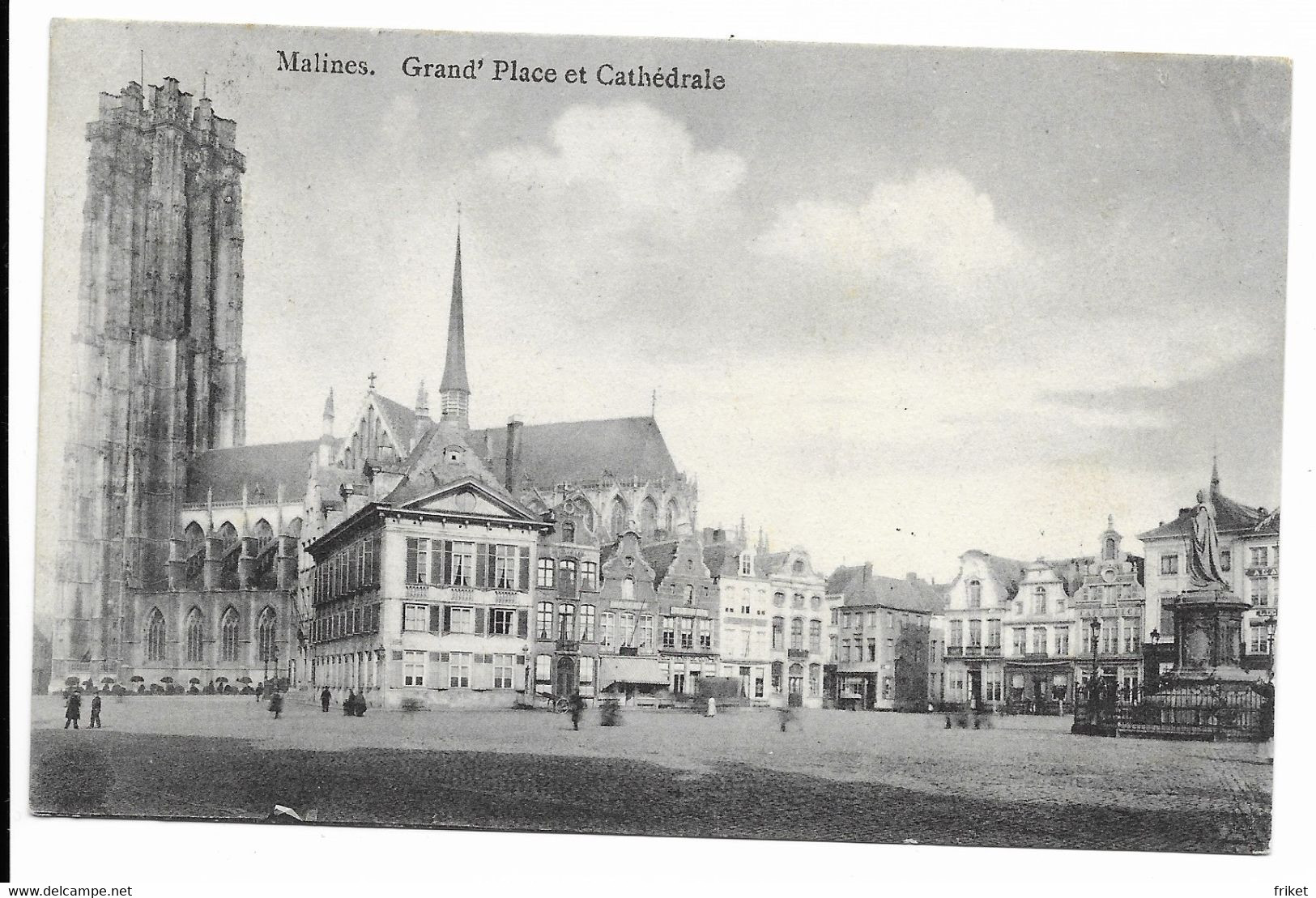 - 2066 -     MALINES  Grand'Place Et Cathédrale - Machelen