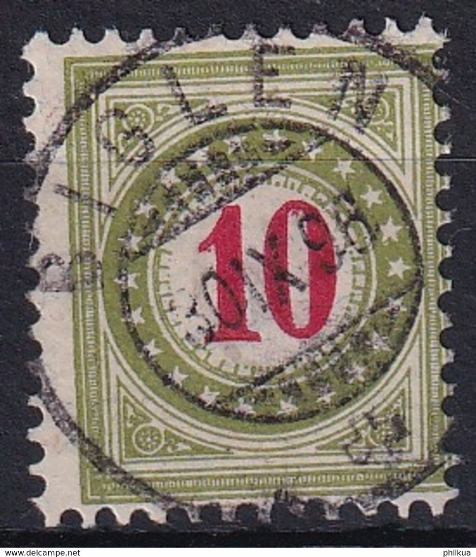 18E II K  Portomarke Sauber Vollstempel BIGLEN - Postage Due