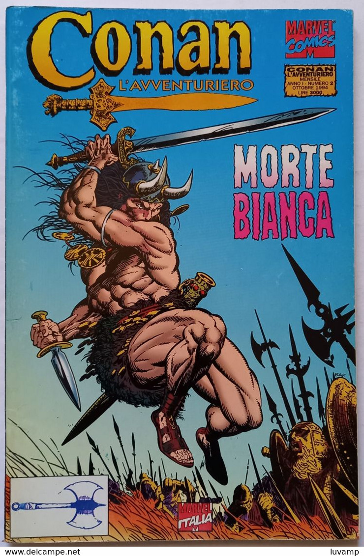 CONAN IL GUERRIERO - N 2   -MARVEL COMICS  OTT 1994 ( CART 74) - Super Héros