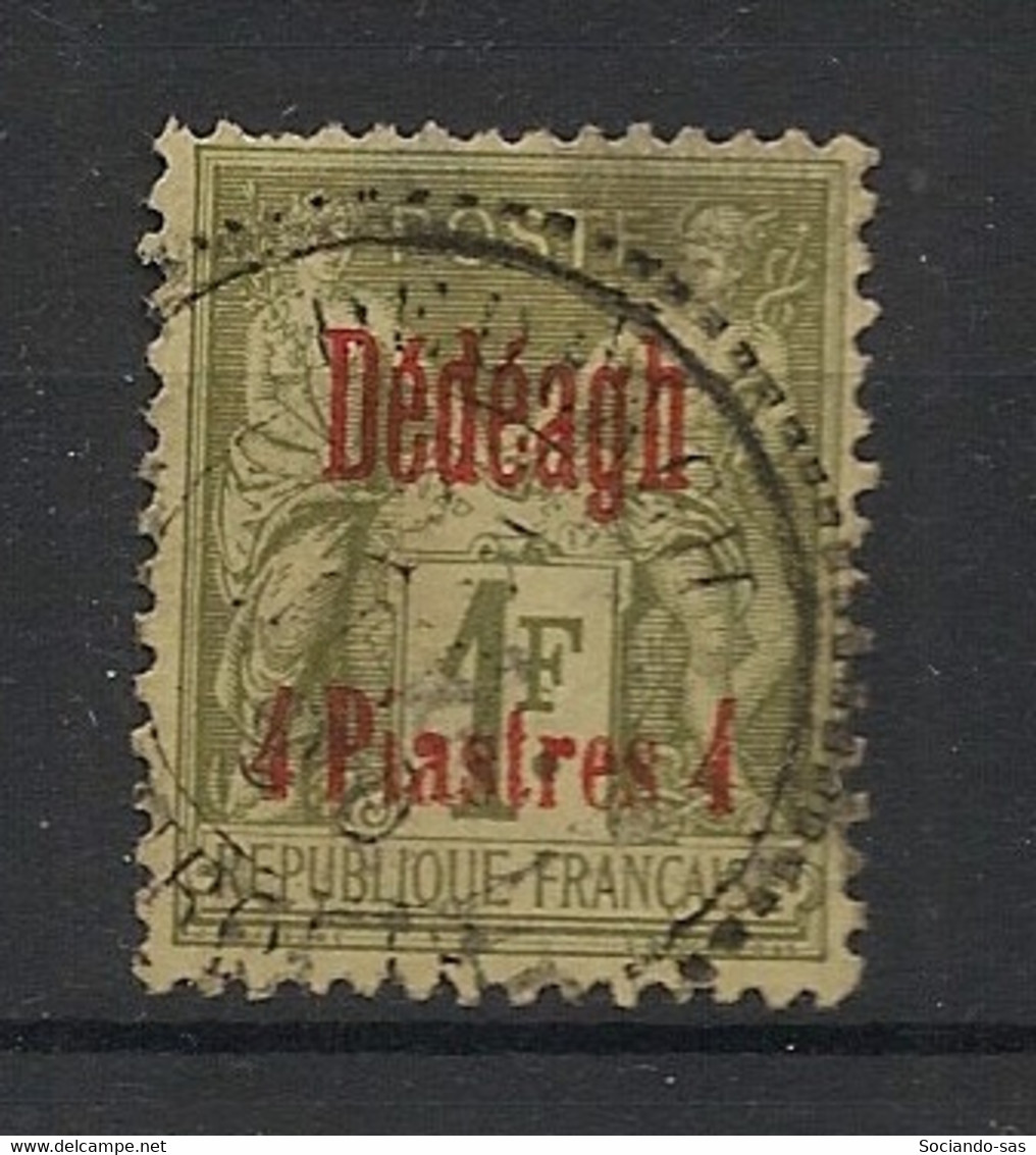 Dédéagh - 1893-1900 - N°Yv. 8 - Type Sage 1f Olive - Avec Cachet Perlé - Oblitéré / Used - Used Stamps