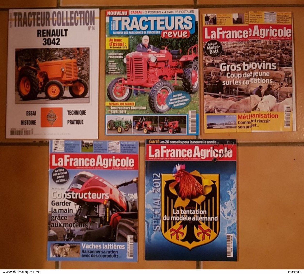 20 Magazine , Revue ,agricole     ( Camion Ancien , Camions Anciens , Tracteurs , Tracteur  ) - Sonstige & Ohne Zuordnung