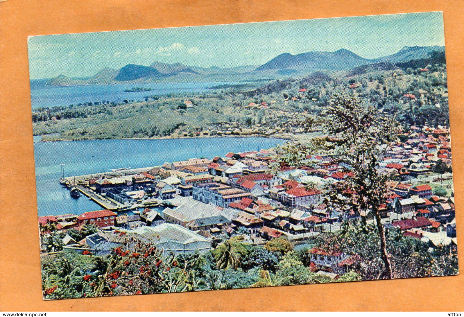 Saint Lucia Old Postcard - Santa Lucía
