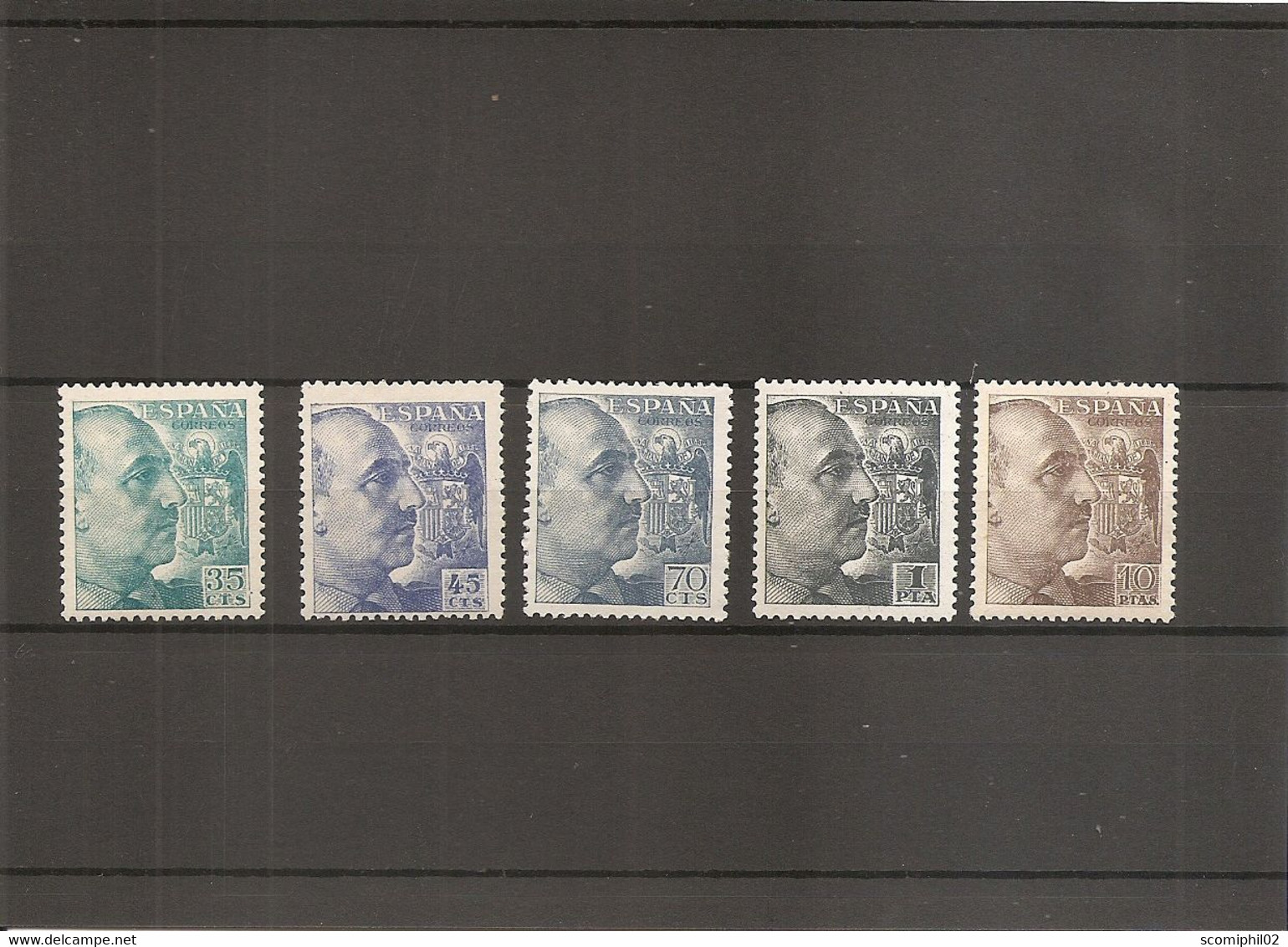 Espagne - Franco  ( 5 Timbres XXX -MNH Entre 1951 Et 1953) - Other & Unclassified