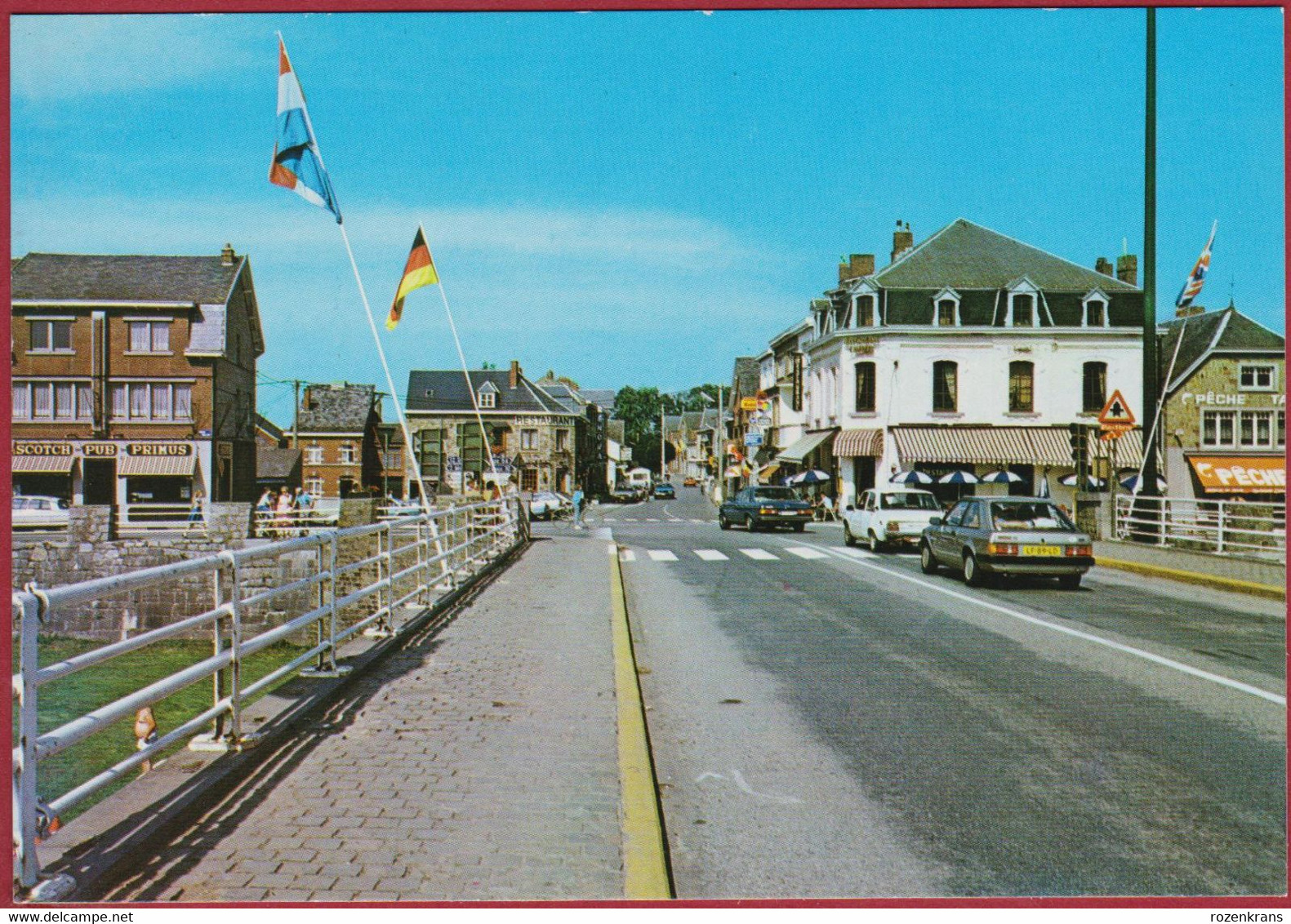 Hotton Le Pont Ourthe Luxembourg Voiture Retro Car Grand Format Groot Formaat (En Très Bon état) (In Zeer Goede Staat) - Hotton