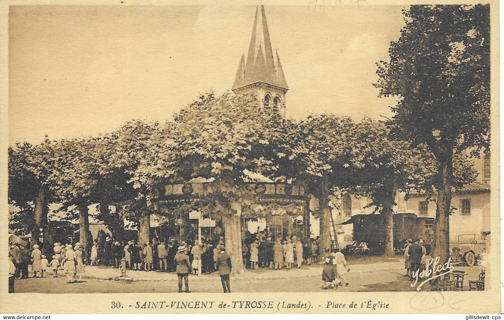 - SAINT VINCENT DE TYROSSE - Place De L'Eglise - Manège - Fête - Saint Vincent De Tyrosse