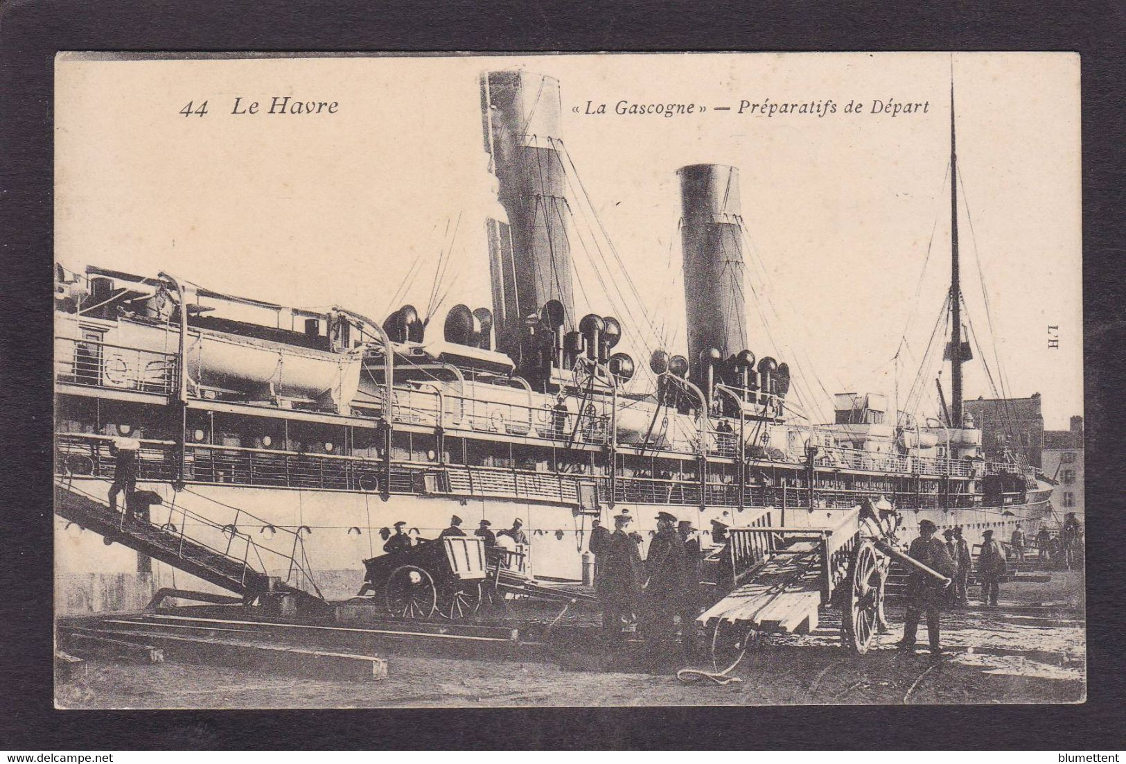 CPA [76] Seine Maritime Le Havre Port Non Circulé Le Gascogne - Porto