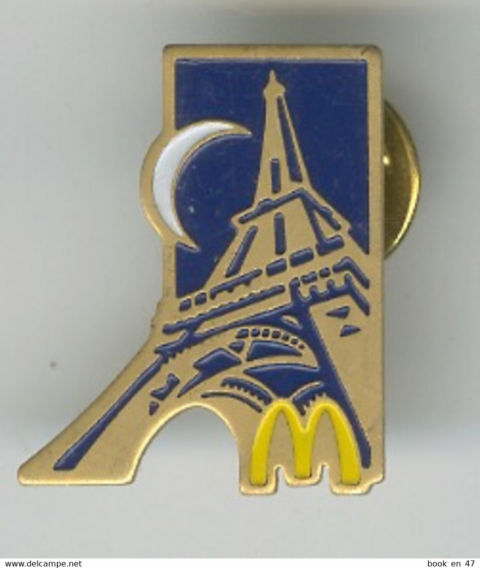 {49246} Pin's " McDonald's , Paris " ; Tour Eiffel - McDonald's