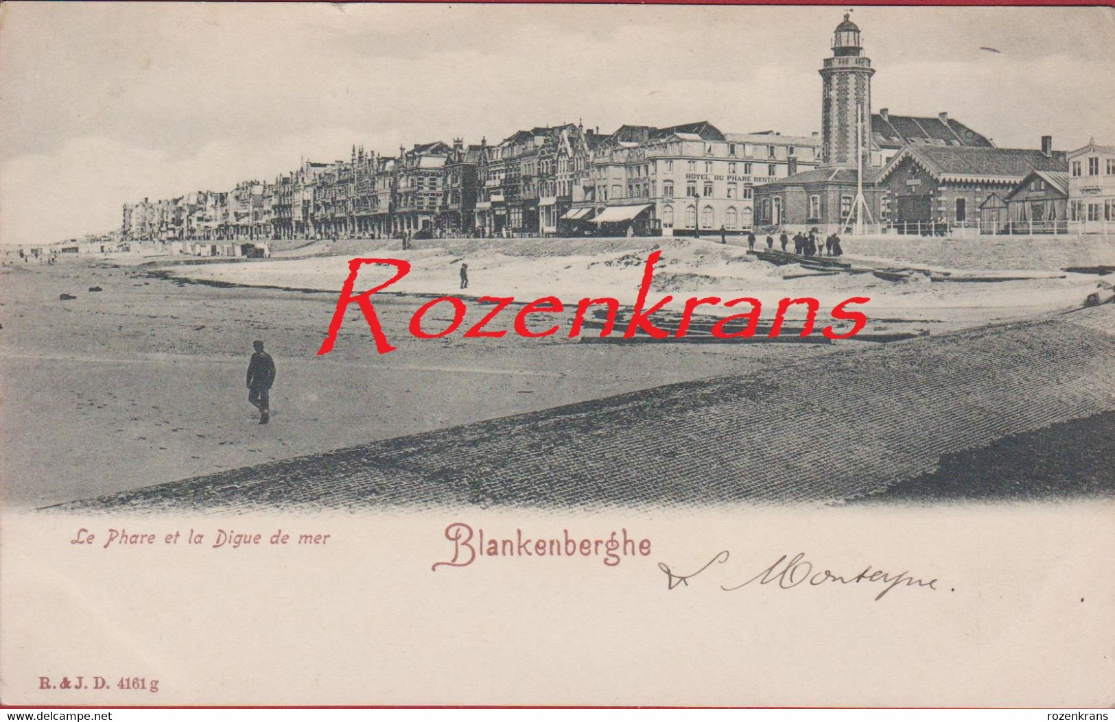 Blankenberghe Blankenberge Le Phere Et La Digue De Mer ZELDZAAM (In Goede Staat) - Blankenberge