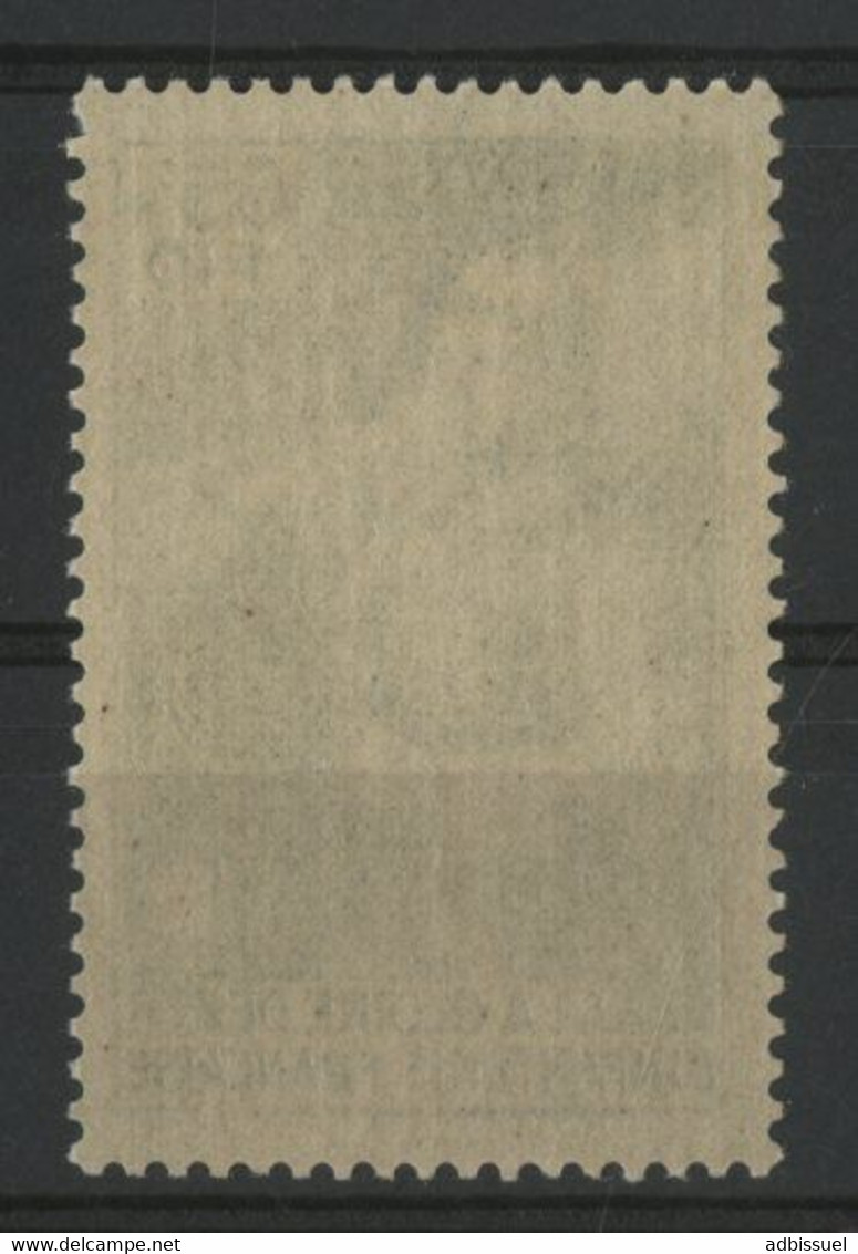 N° 387 VARIETE D'IMPRESSION. Neuf ** (MNH). 65ct + 1.1Fr "A La Gloire De L'Infanterie". TB - Ongebruikt