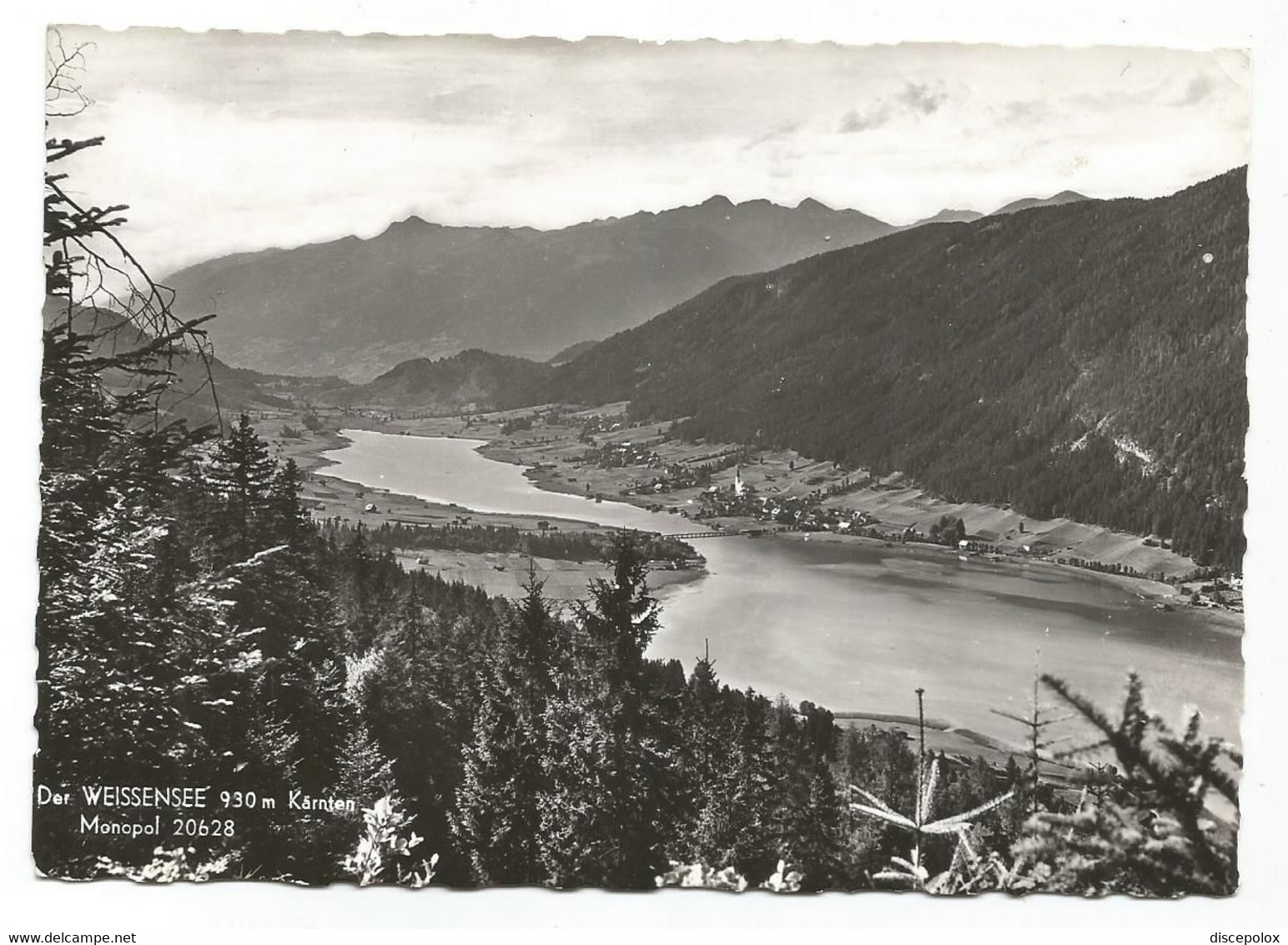 E3681 Blick Auf Weissensee / Viaggiata 1964 - Weissensee