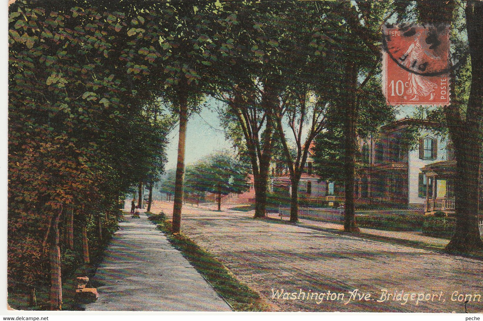 N° 9326 R -cpa (old Card) -Washington Ave Bridgeport - Bridgeport