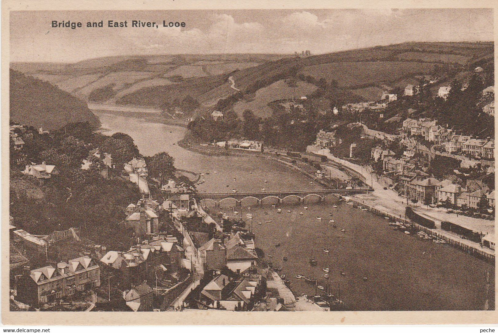 N° 9330 R -cpa (old Card) -Bridge And East River Loos - Scilly Isles