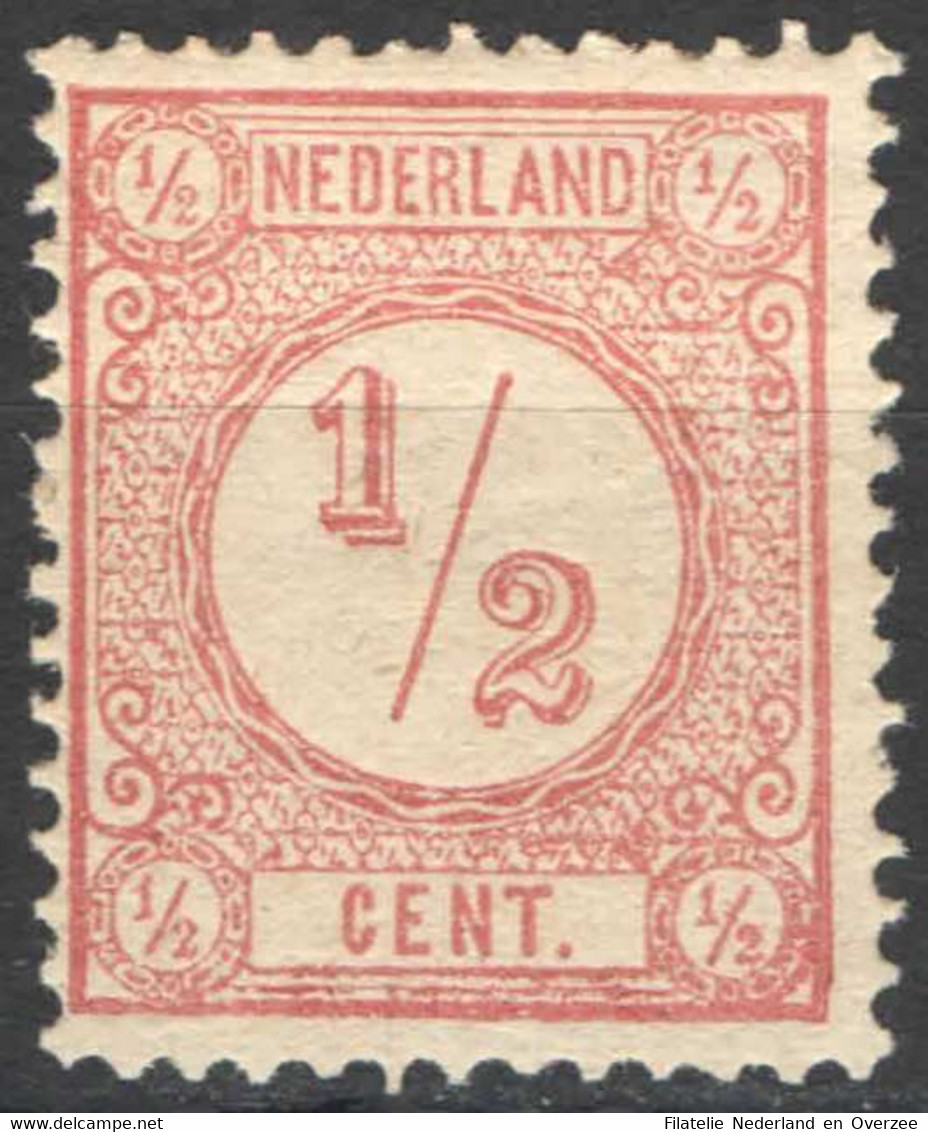 Nederland 1894 NVPH Nr 30b Postfris/MNH Cijfer - Ongebruikt