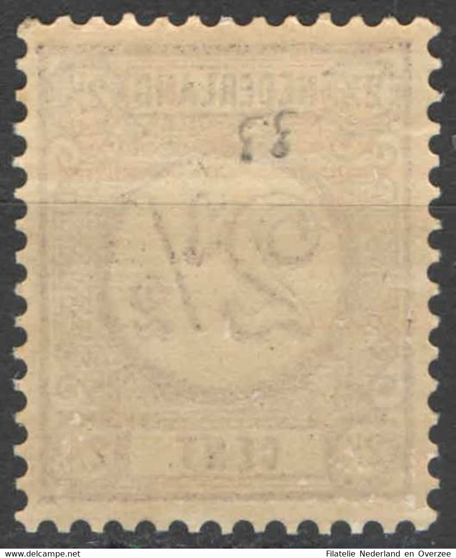 Nederland 1894 NVPH Nr 33a Postfris/MNH Cijfer - Nuevos