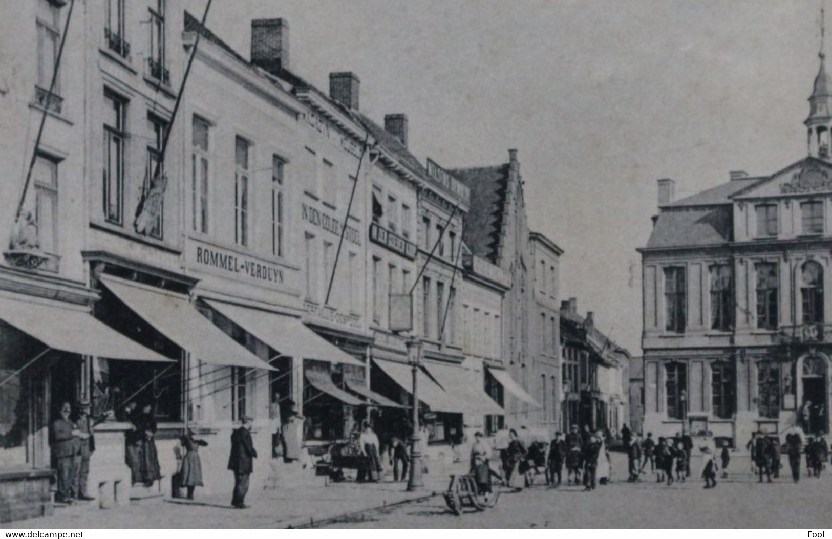 ROESELARE Stadhuis Winkel Rommel - Verduyn In Den Goude Stoel Verfaillie Despegel In Den Goeden Koop - Roeselare