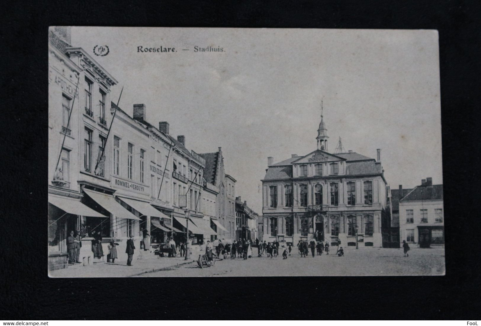 ROESELARE Stadhuis Winkel Rommel - Verduyn In Den Goude Stoel Verfaillie Despegel In Den Goeden Koop - Roeselare