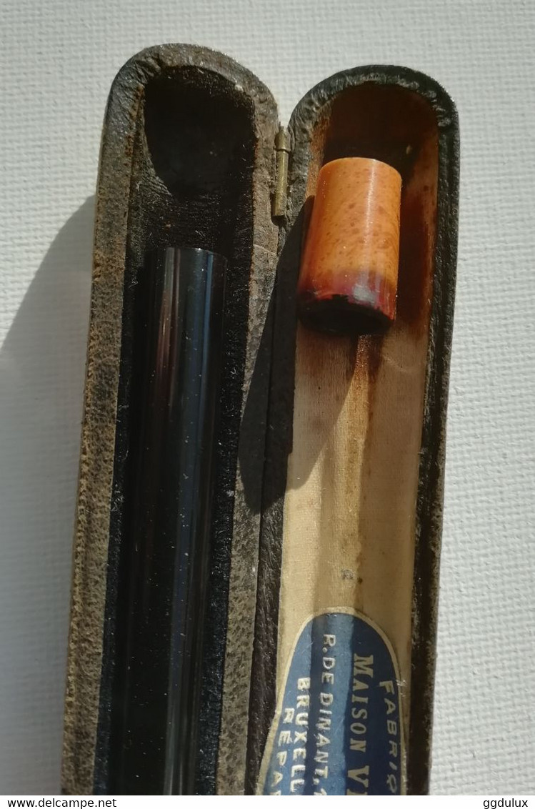 Ancien Porte Cigarette Cassé + Boite - Fuma Sigarette