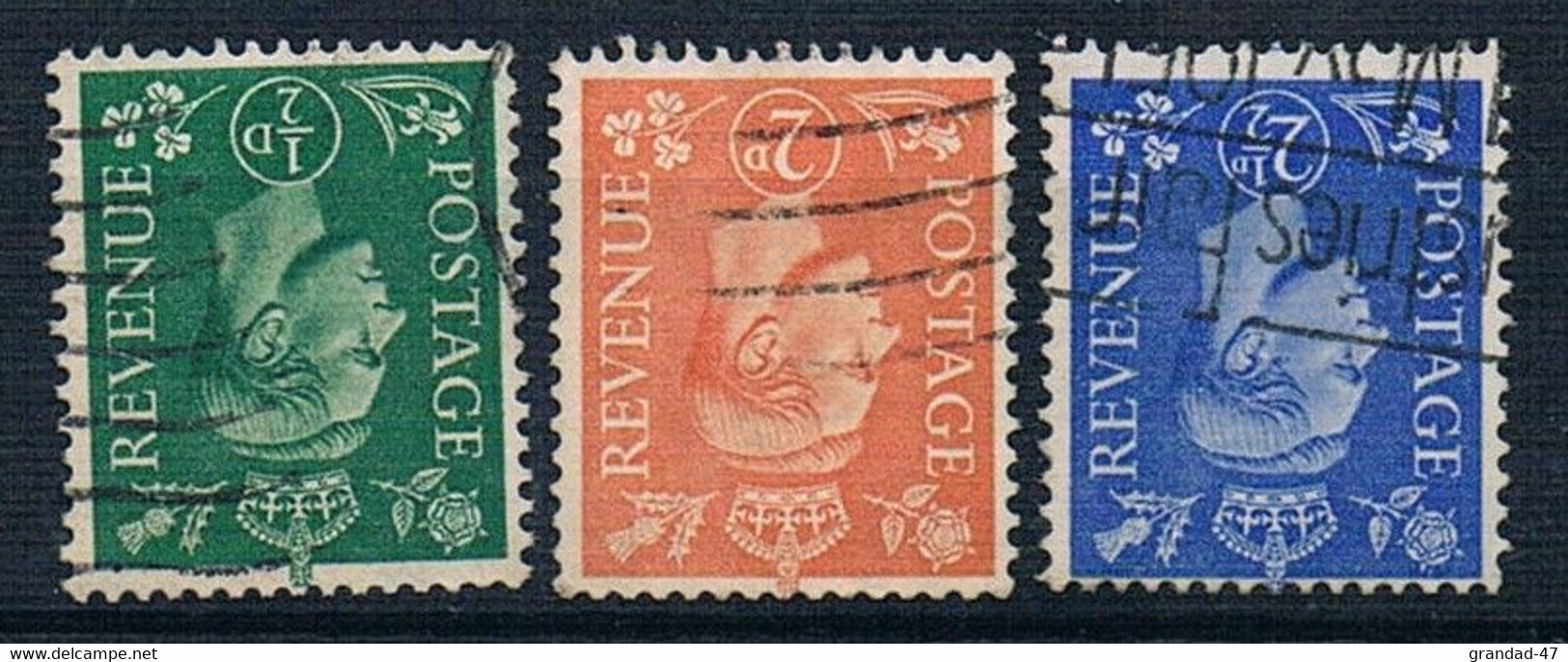 1941 - 42 Definitives Inverted Watermark - Gebraucht