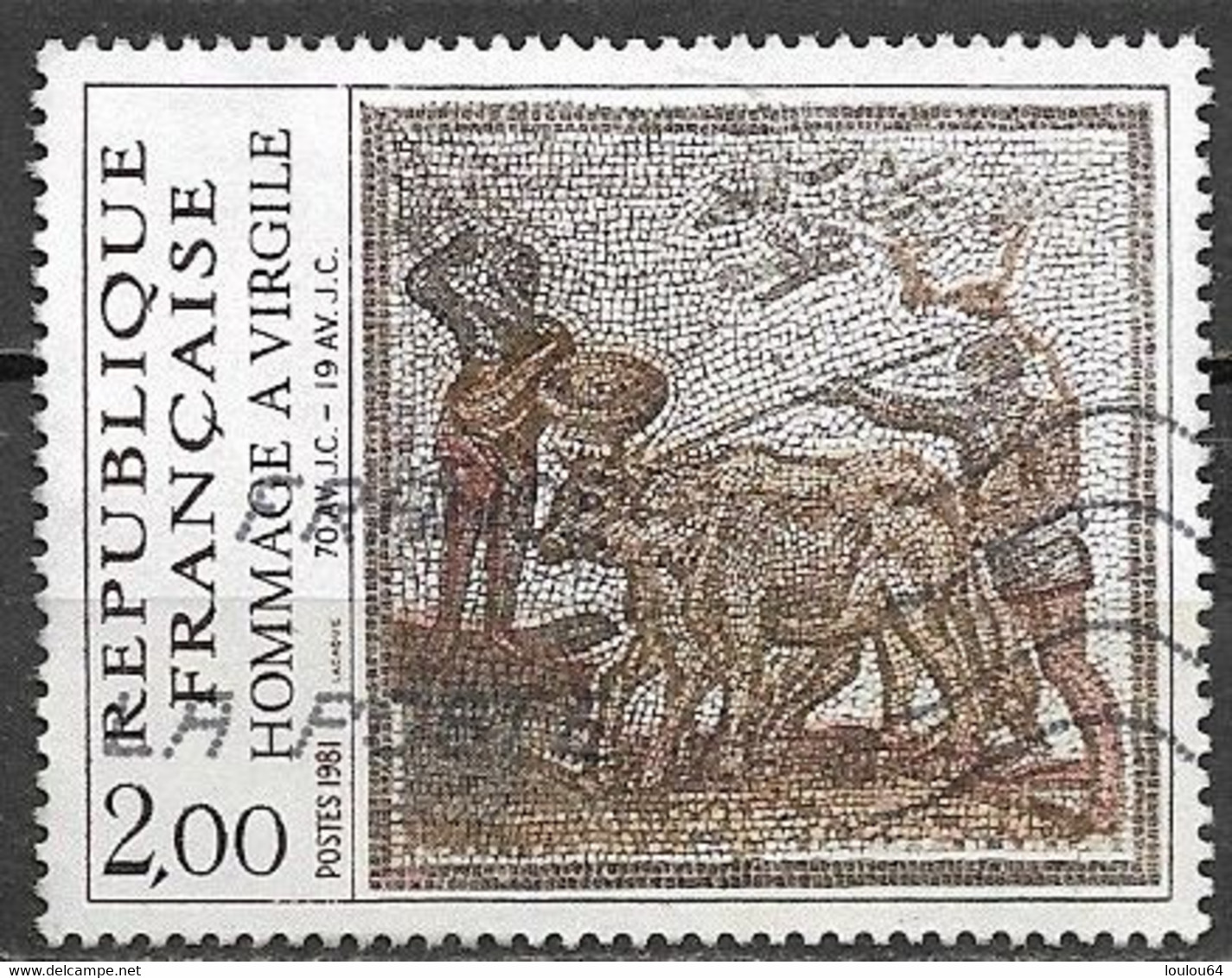 Timbres - France -  1981 - 2,00 - N° 2174 - HOMMAGE A VIRGILE - - Autres & Non Classés