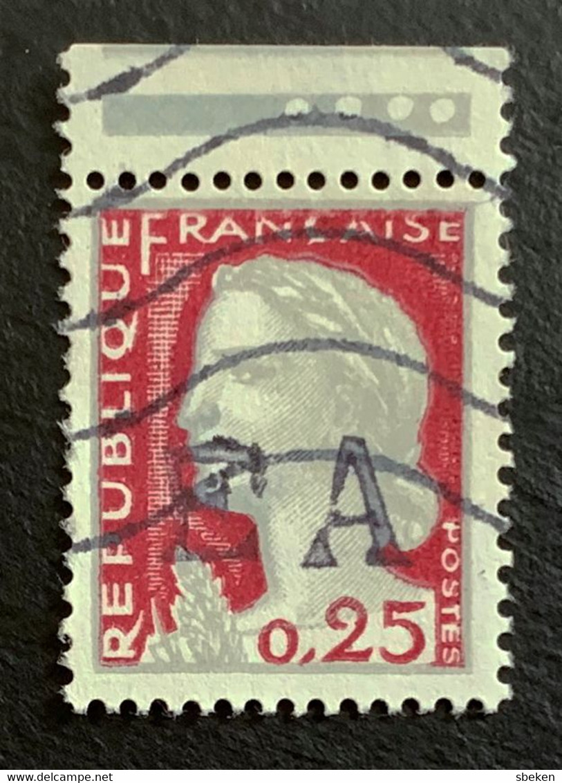 ALGÉRIE 1962 - O - YT355 - Surcharge EA Courbet (Alger) - Type 1-282 - Marianne De Decaris - Algeria (1962-...)