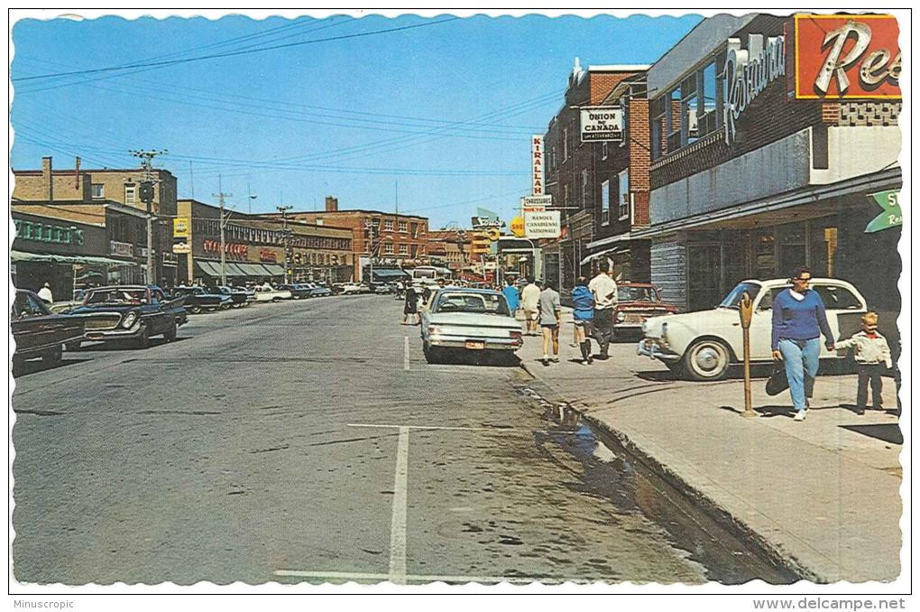 CPSM Canada - Rimouski - Québec - Vue De L'ouest Sur La Rue Saint Germain - Rimouski