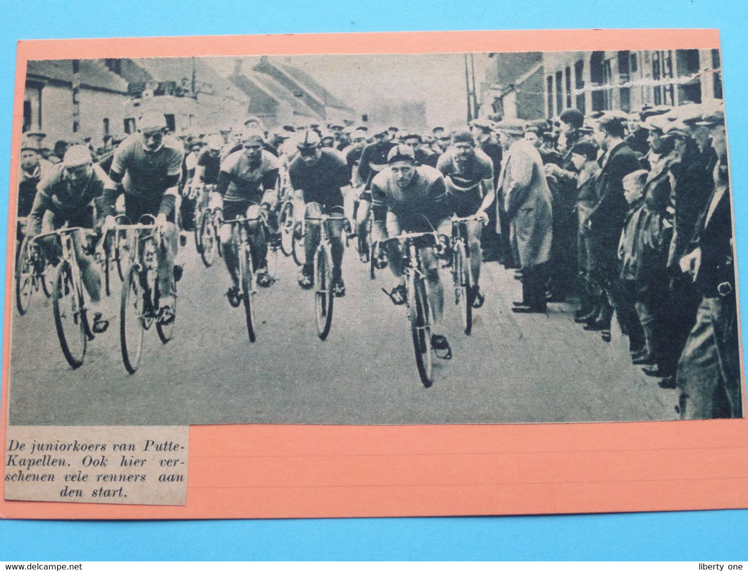 Juniorkoers Van PUTTE-KAPELLEN / 19?? ( Zie Foto Voor Detail ) KRANTENARTIKEL ! - Cyclisme