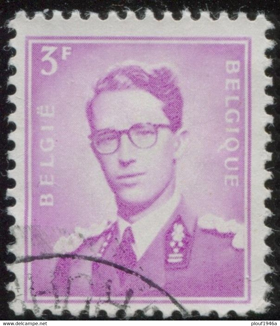 COB 1067- V 36 (o)  Griffe De Couleur Sur Le 1er E De België - 1931-1960