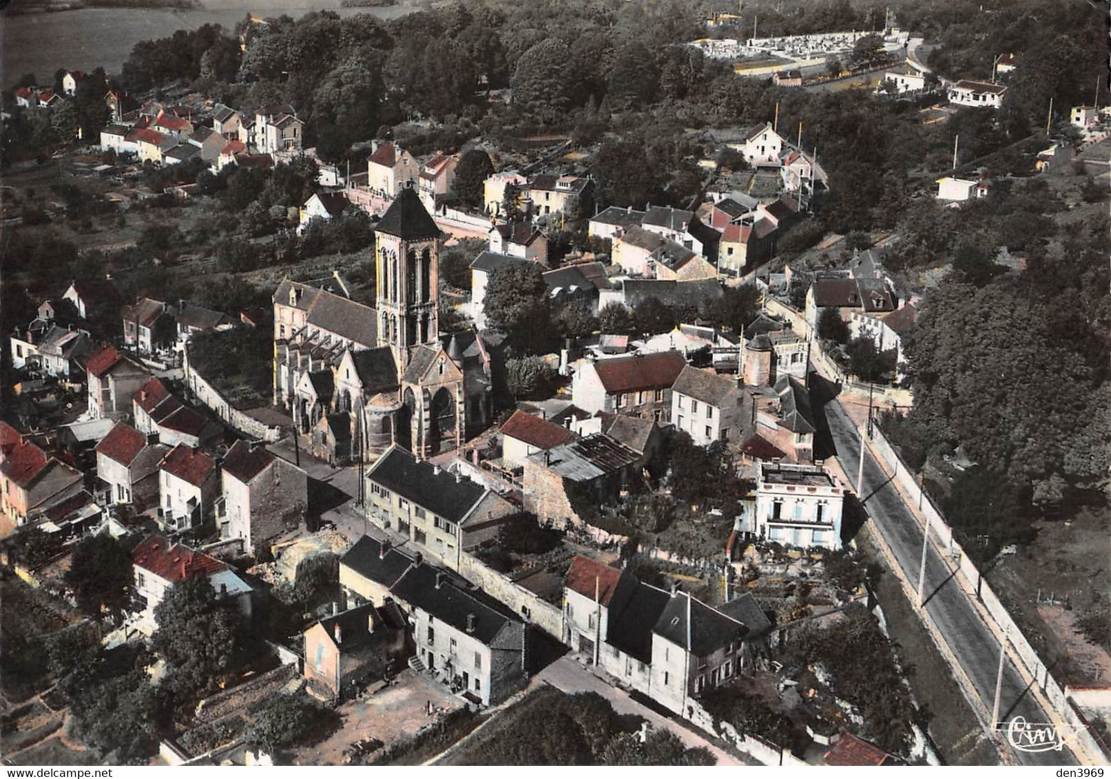 CHAMPAGNE-sur-OISE - Vue Générale Aérienne - Eglise - Champagne Sur Oise