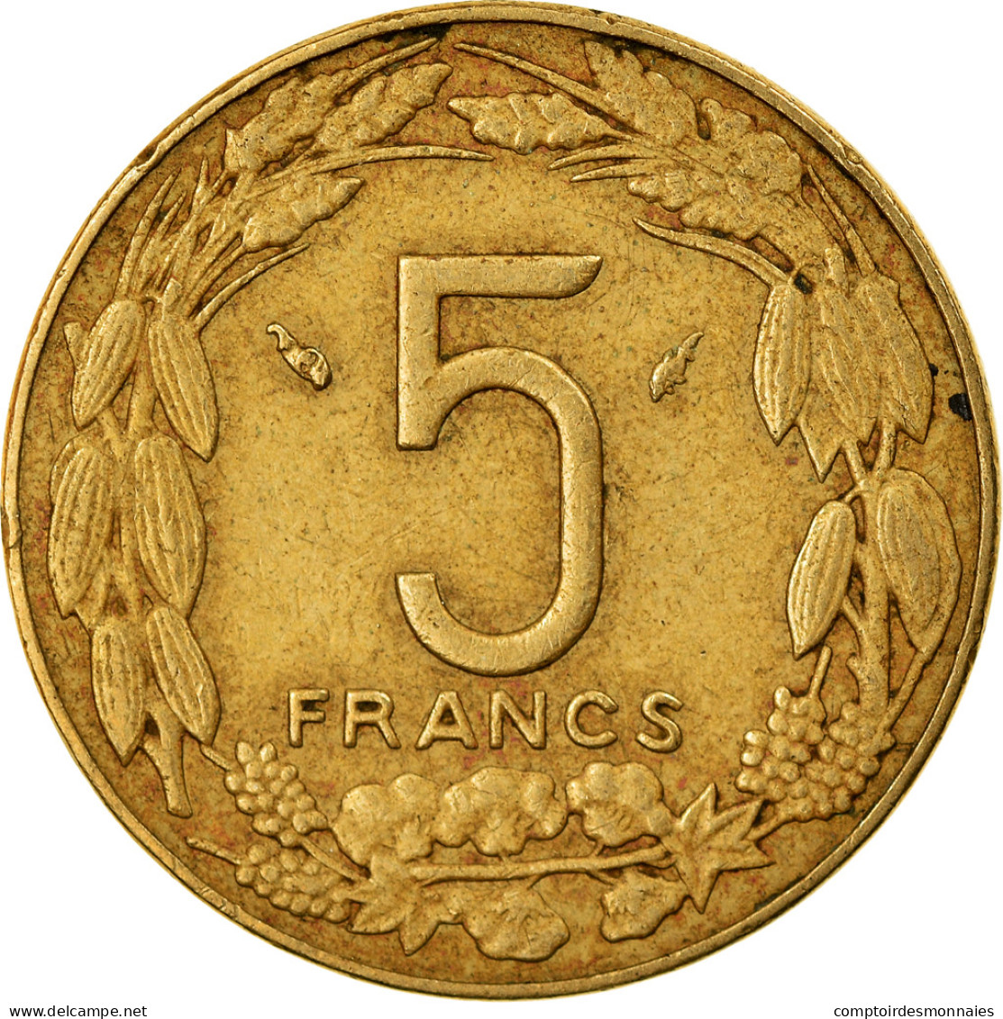 Monnaie, États De L'Afrique Centrale, 5 Francs, 1957, Paris, TTB - Cameroun