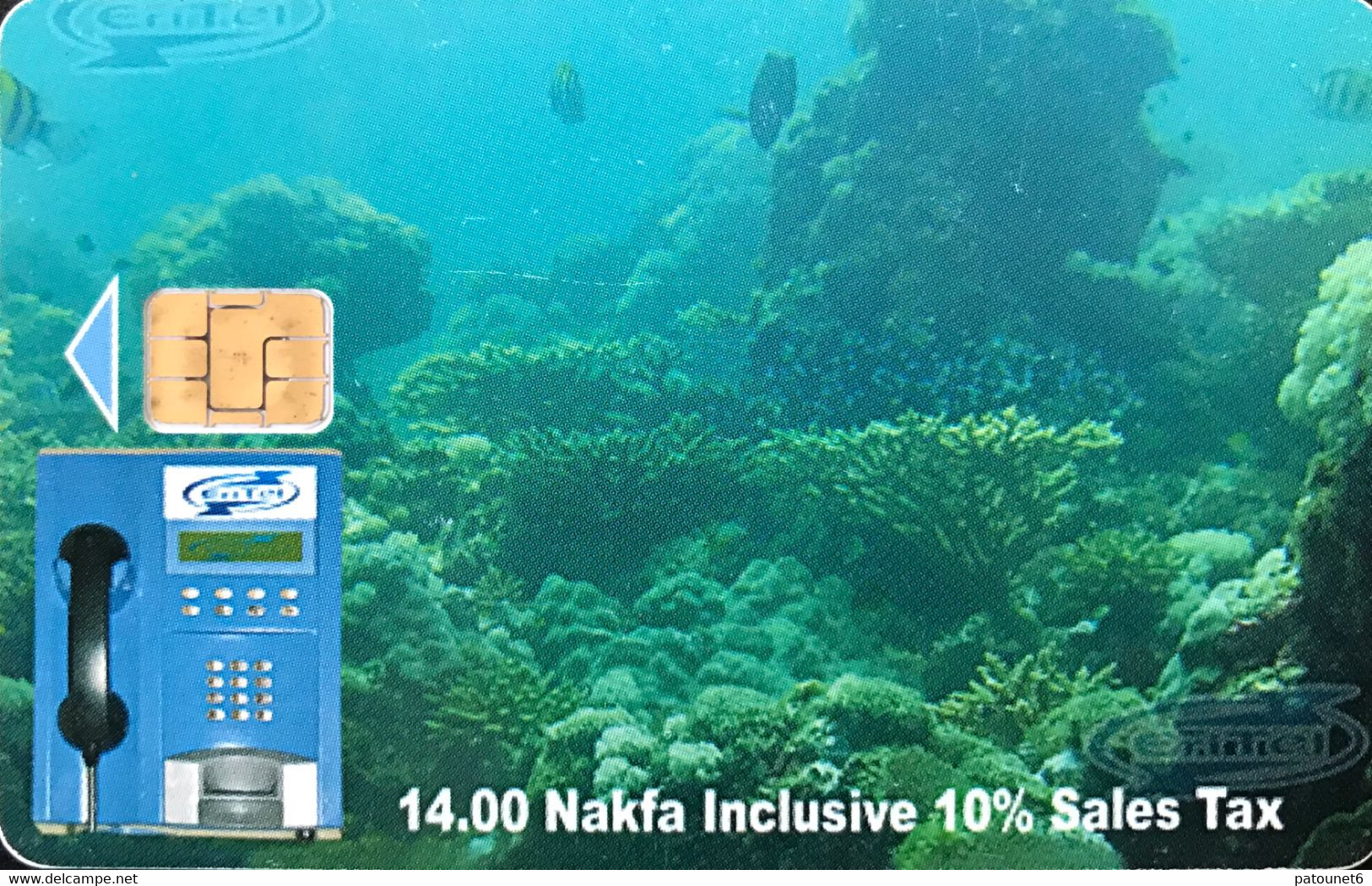 ERYTHREE  -  Phonecard  -  Eri Tel - 14,00 Nafka - Eritrea