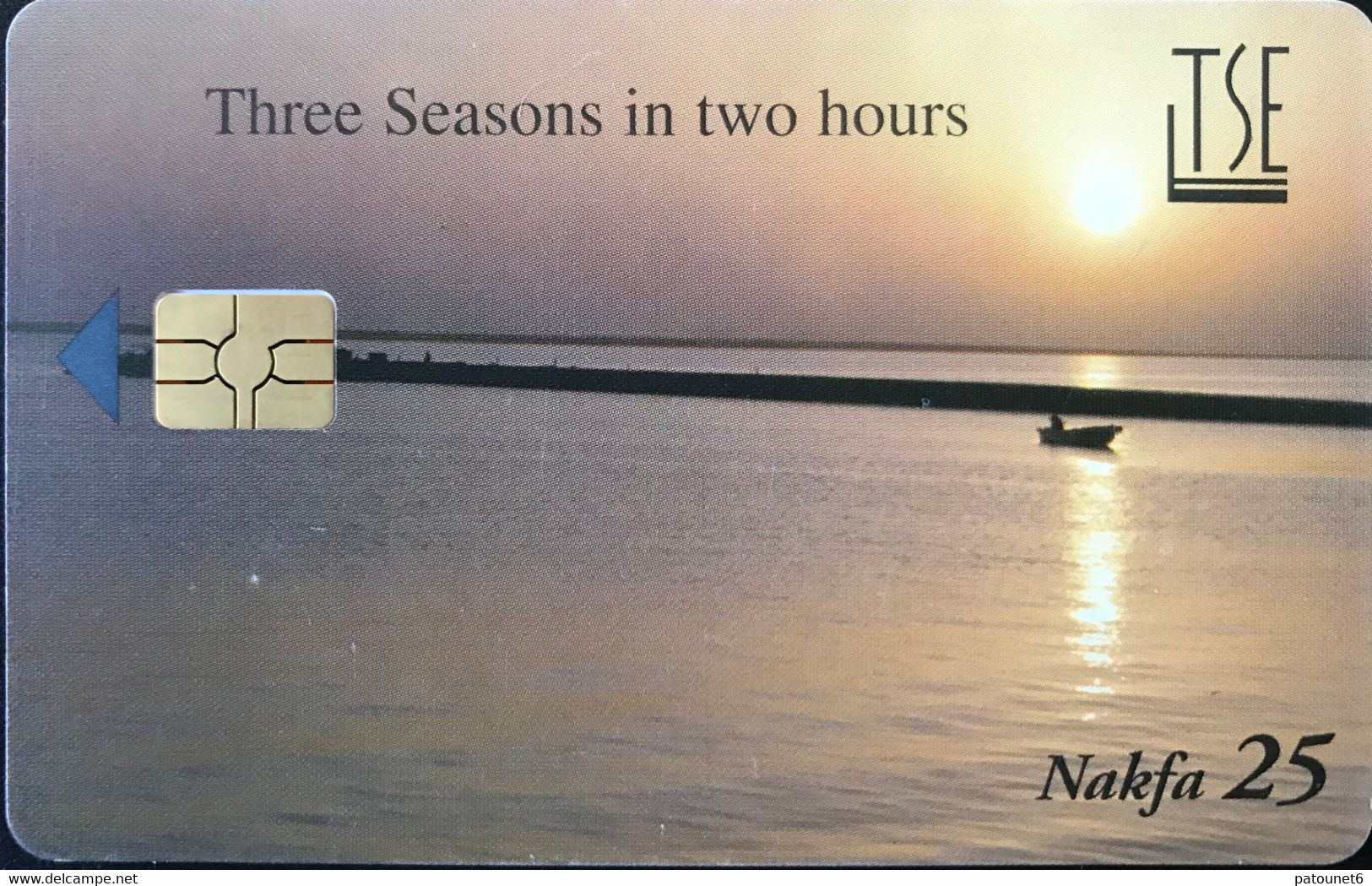 ERYTHREE  -  Phonecard  -  TSE   -  Three Seasons In Two Hours   -   Nakfa 25 - Eritrea