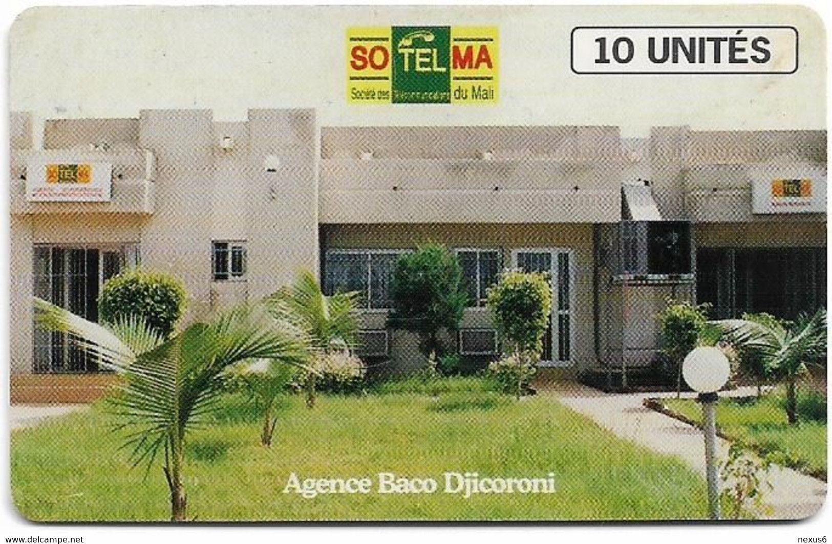 Mali - SoTelMa - Agence Baco Djicoroni (New Schlumberger Logo), 10U, 100.000ex, Used - Mali