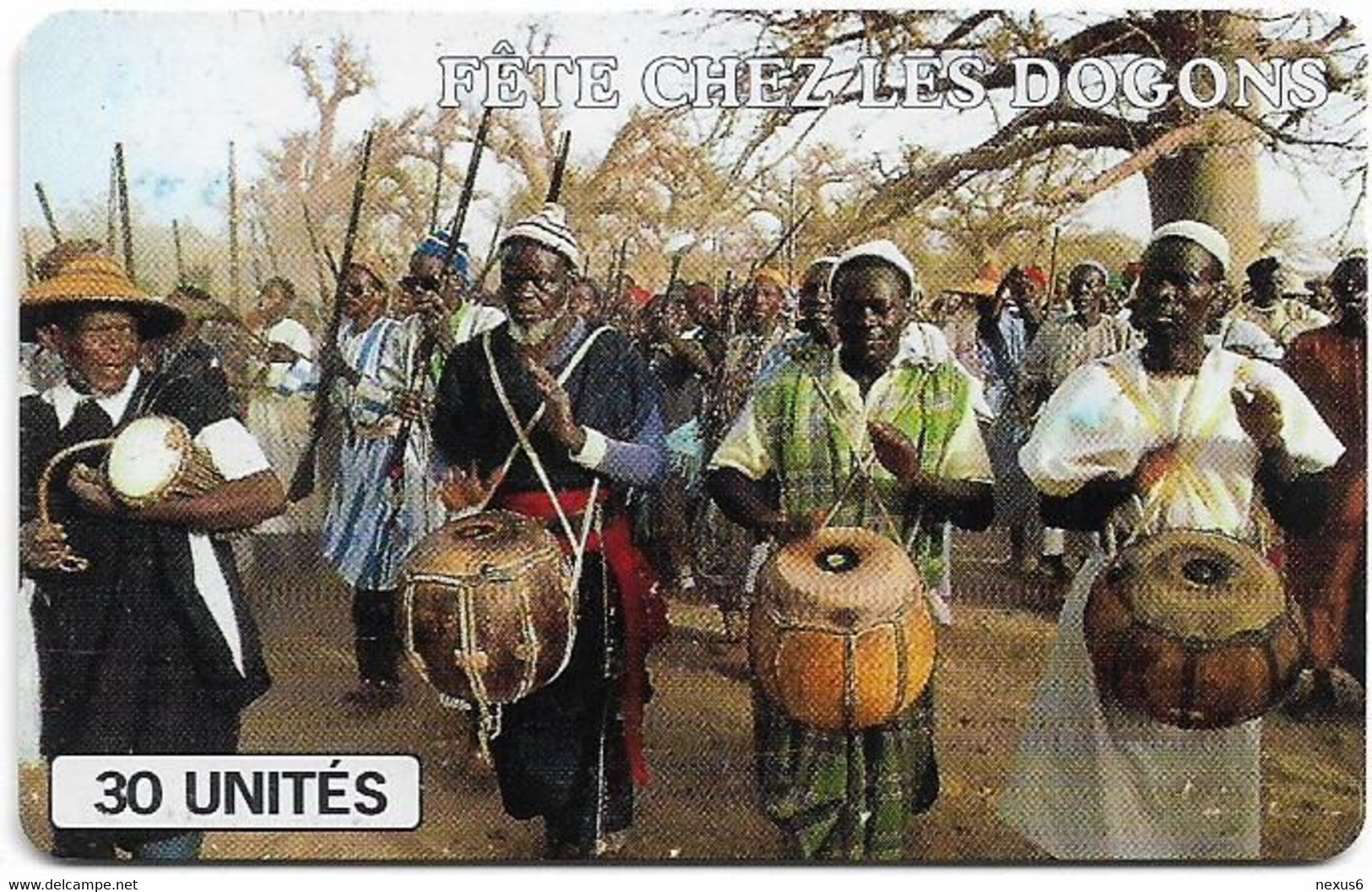 Mali - SoTelMa - Fetes Chez Les Dogons, 30U, SC7, 100.000ex, Used - Malí