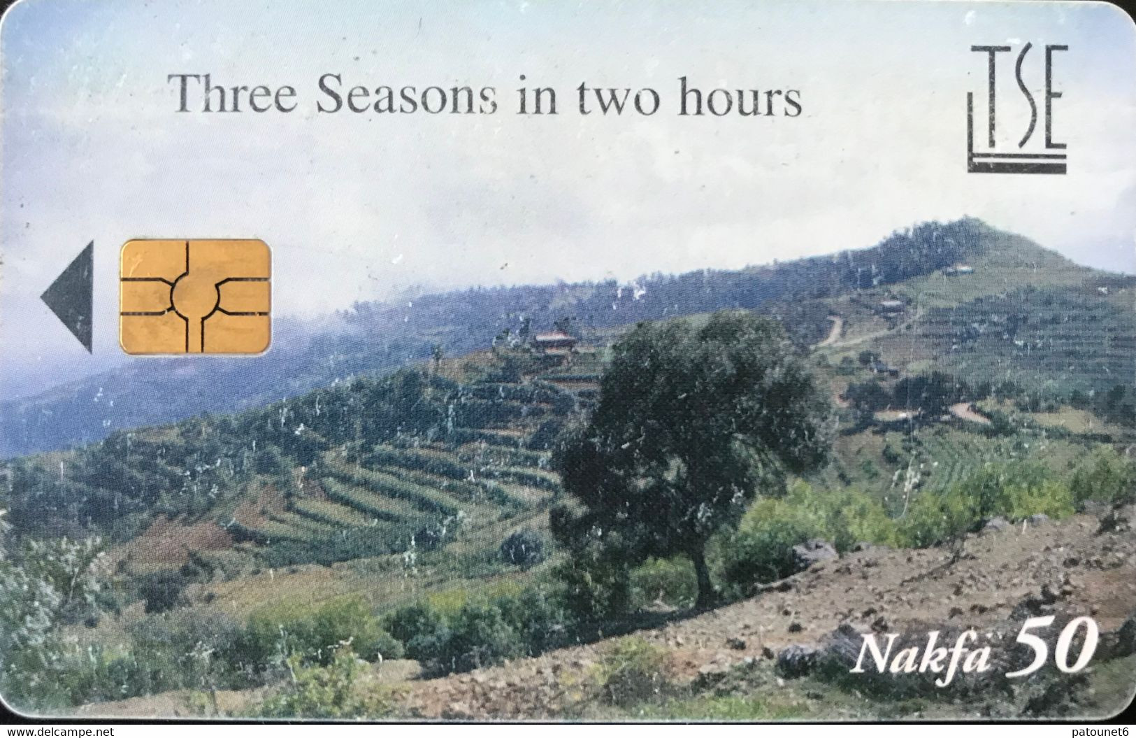 ERYTHREE  -  Phonecard  -  TSE  - Three Seasons In Two Hours -   Nakfa 50 - Erythrée