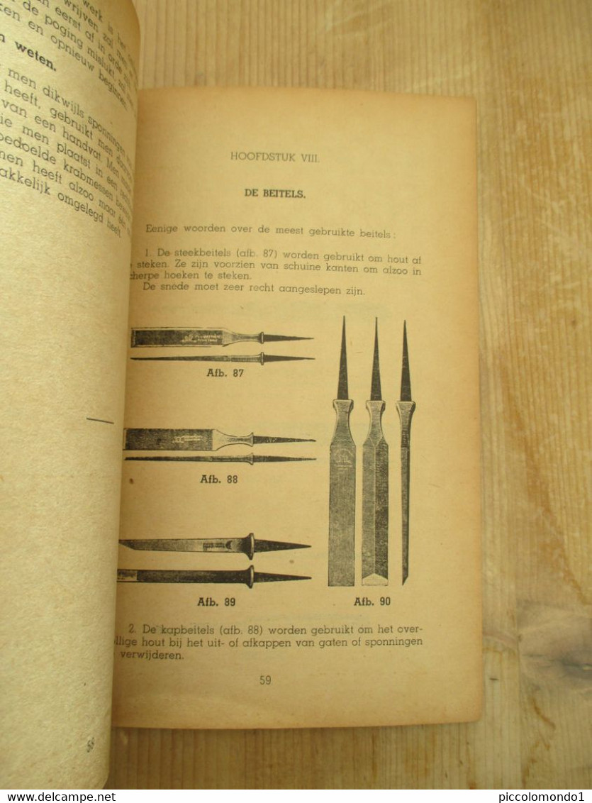 De Moderne Houtbewerker 96 Blz 1935 Oude Werktuigen Vol Met Afbeeldingen - Sachbücher