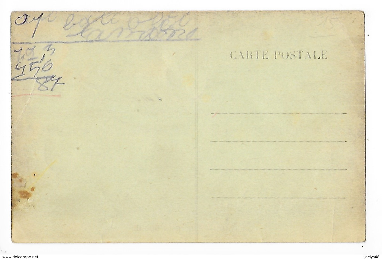 ORCIVAL  (cpa 63)  CAFE  HÔTEL  ROCHE  -.  ##  RARE ##   - L 1 - Other & Unclassified