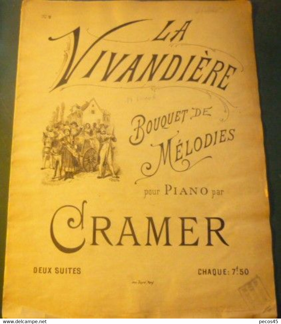 CRAMER : "La Vivandière" - Bouquet De Mélodies Pour Piano. - A-C