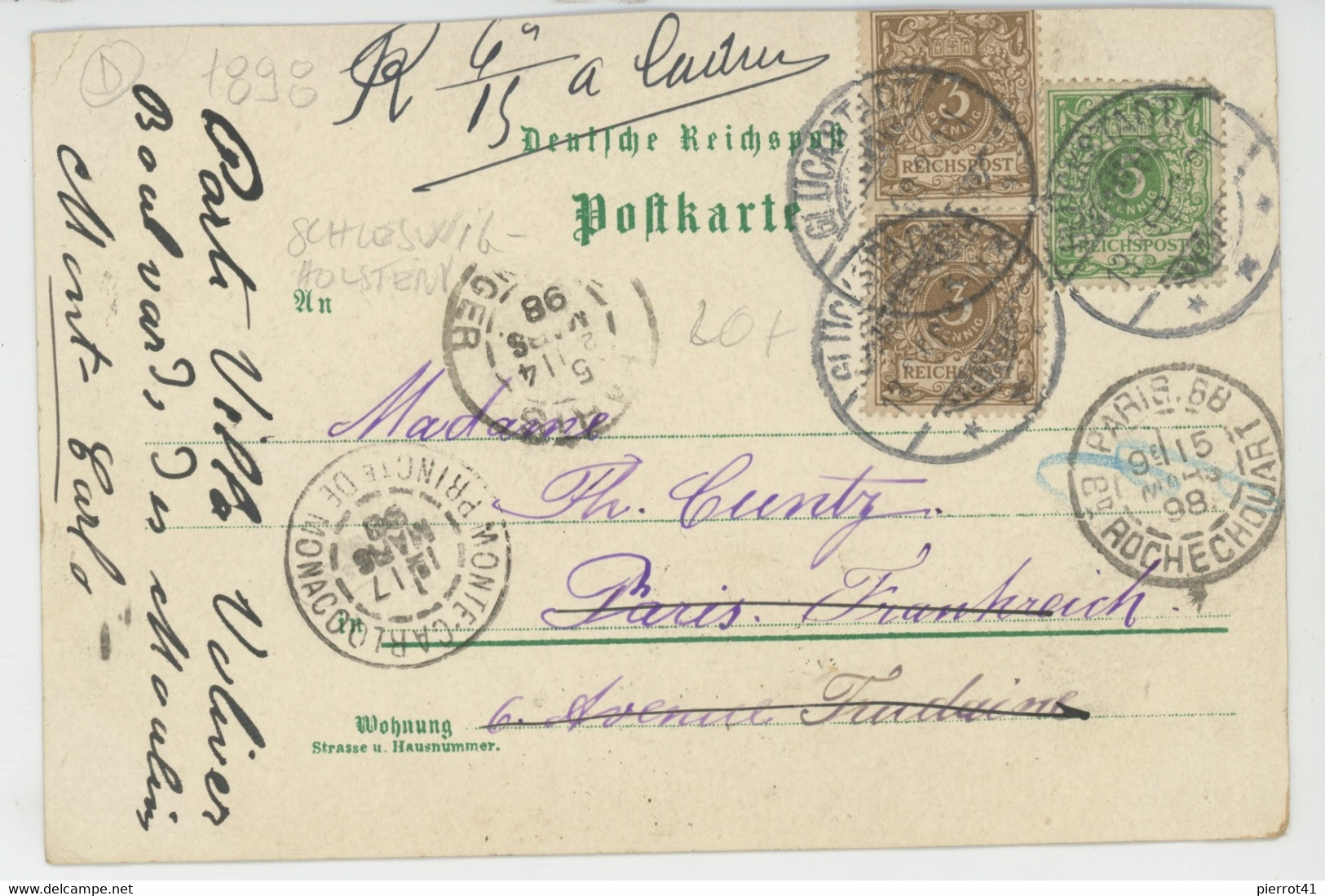 ALLEMAGNE - Gruss Aus GLÜCKSTADT (1898) - Glückstadt
