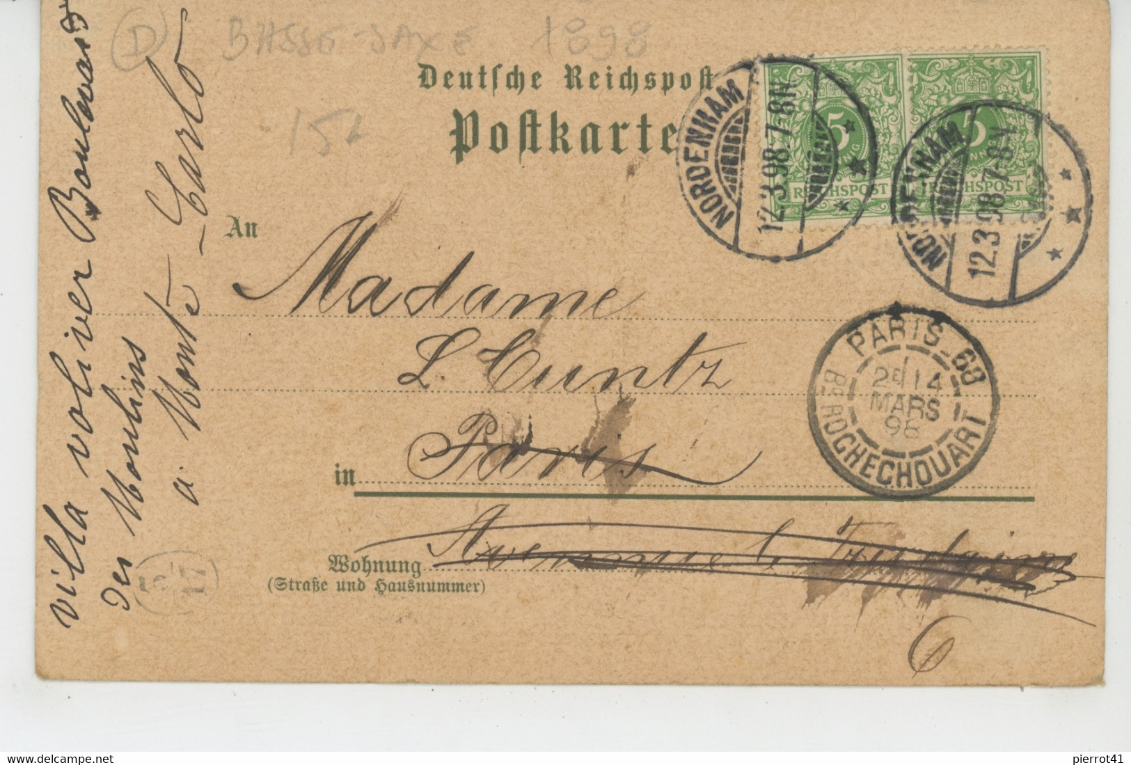 ALLEMAGNE - Gruss Aus NORDENHAM (1898) - Nordenham