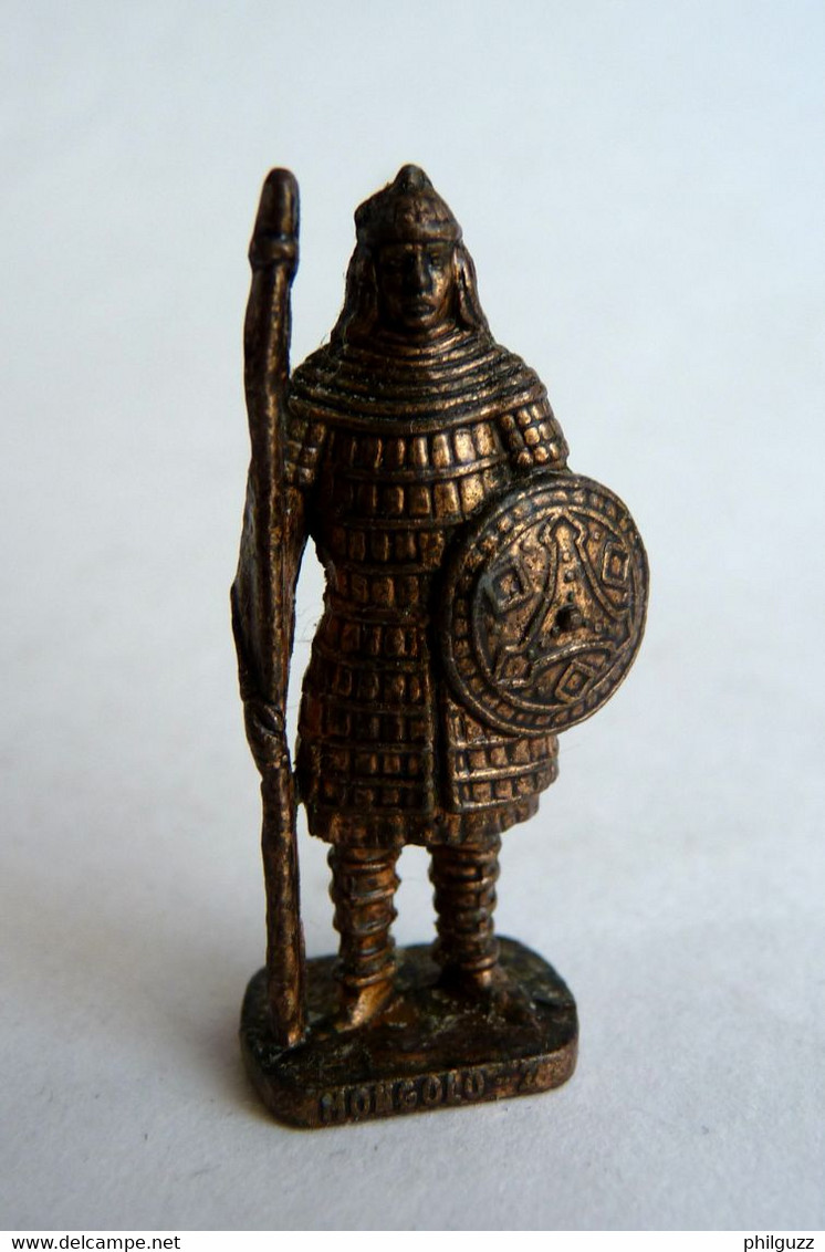 FIGURINE KINDER  METAL SOLDAT MONGOLE  2 RP 80's Cuivre - KRIEGER Mongolen (2) - Figurines En Métal