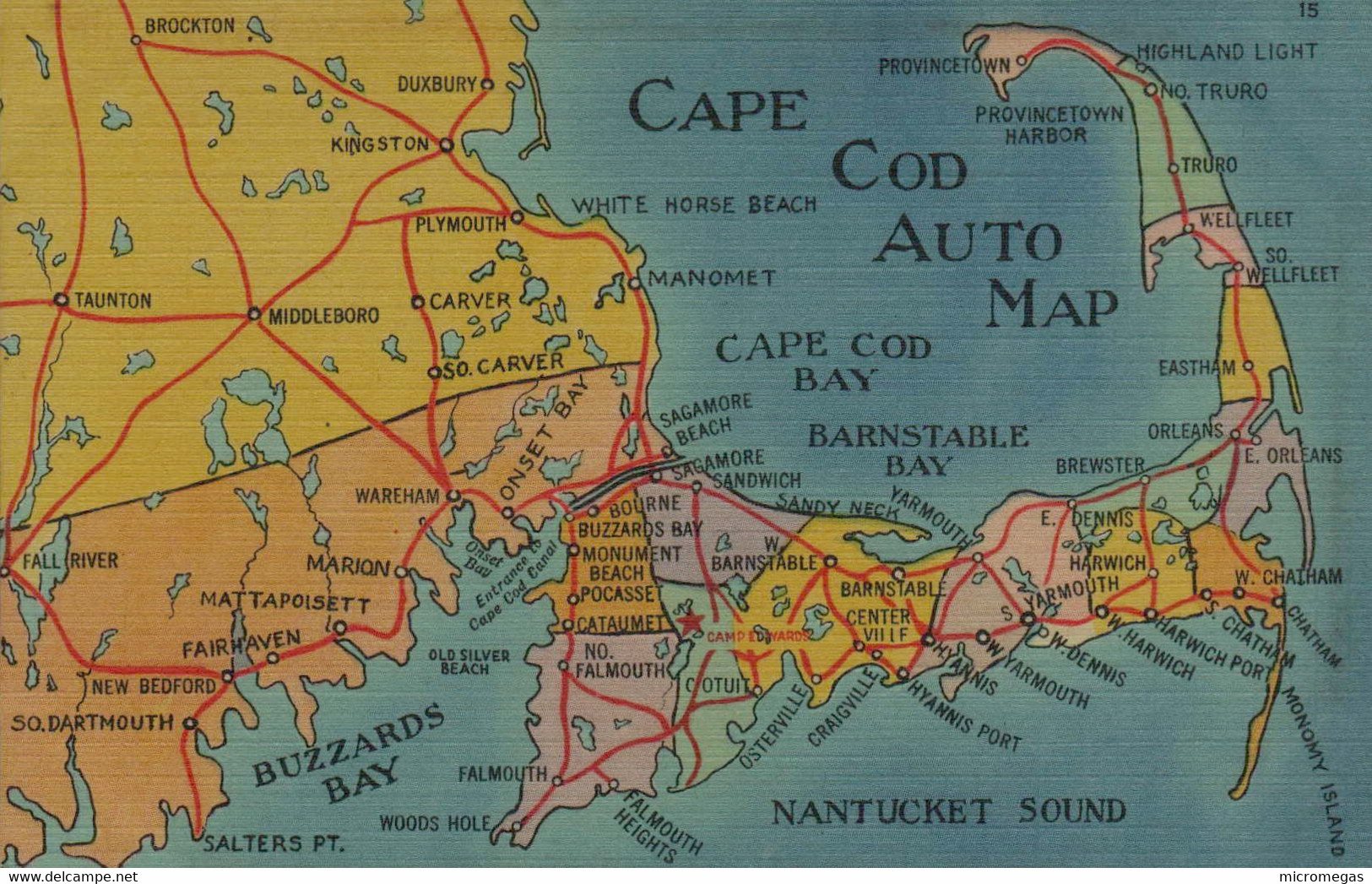 Cape Cod Auto Map - Cape Cod