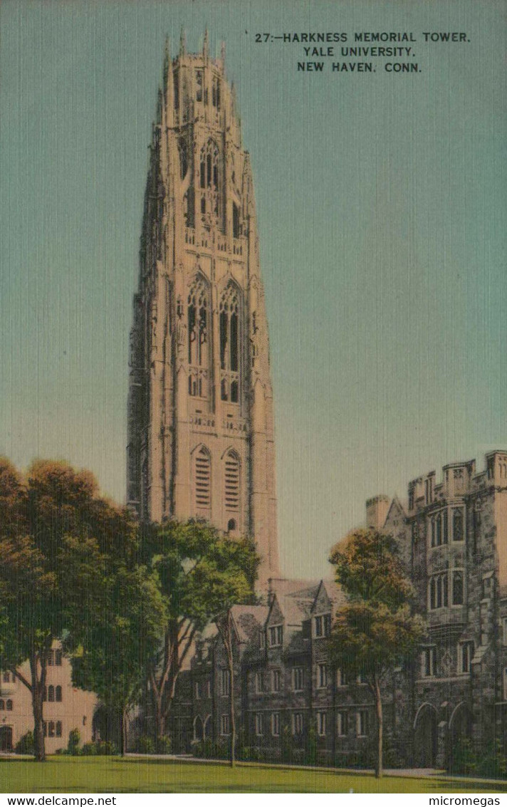 Harkness Memorial Tower, Yale University - New Haven, Conn. - New Haven