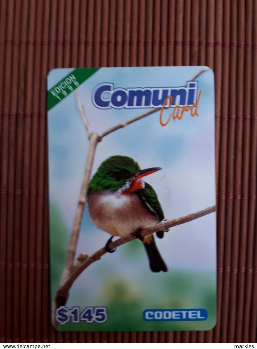 Prepaidcard Bird Dominica $ 145 Used 2 Scans Rare - Dominica