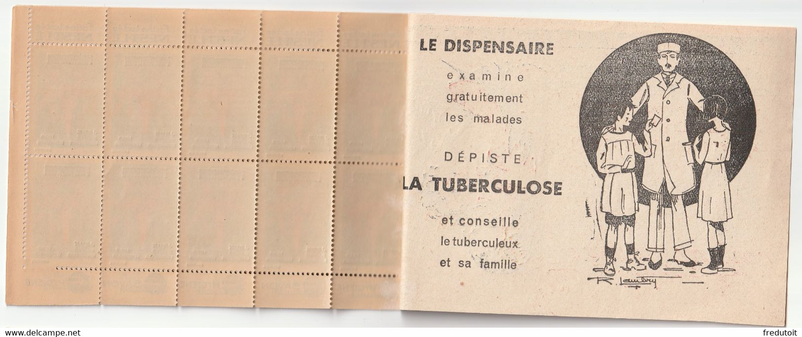 CARNET  - Antituberculeux - 1933 - Complet** - Nestlé/Heudebert/Savon - - Antitubercolosi