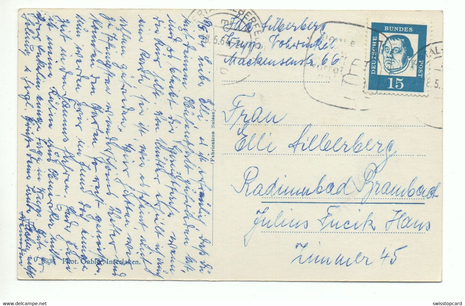 BEATENBERG Bergbahnstation Bahnhofbuffet Auto - Beatenberg