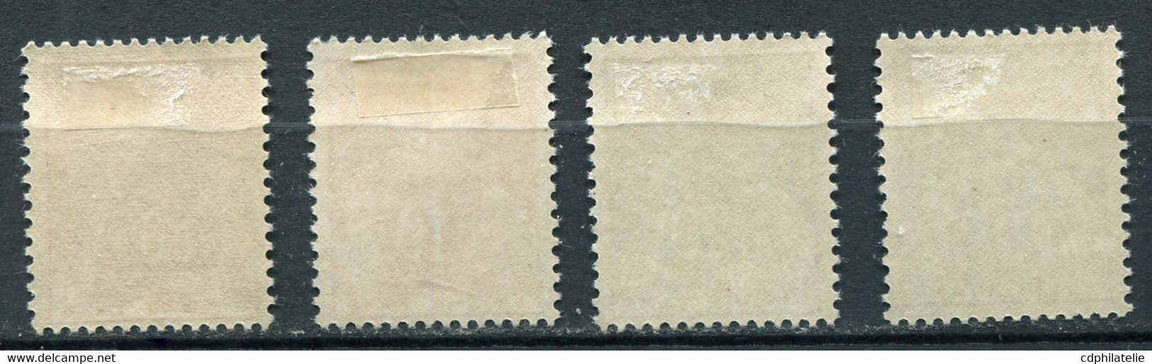 ANDORRE FRANCAIS TIMBRES-TAXE N°42 / 45 * - Ungebraucht