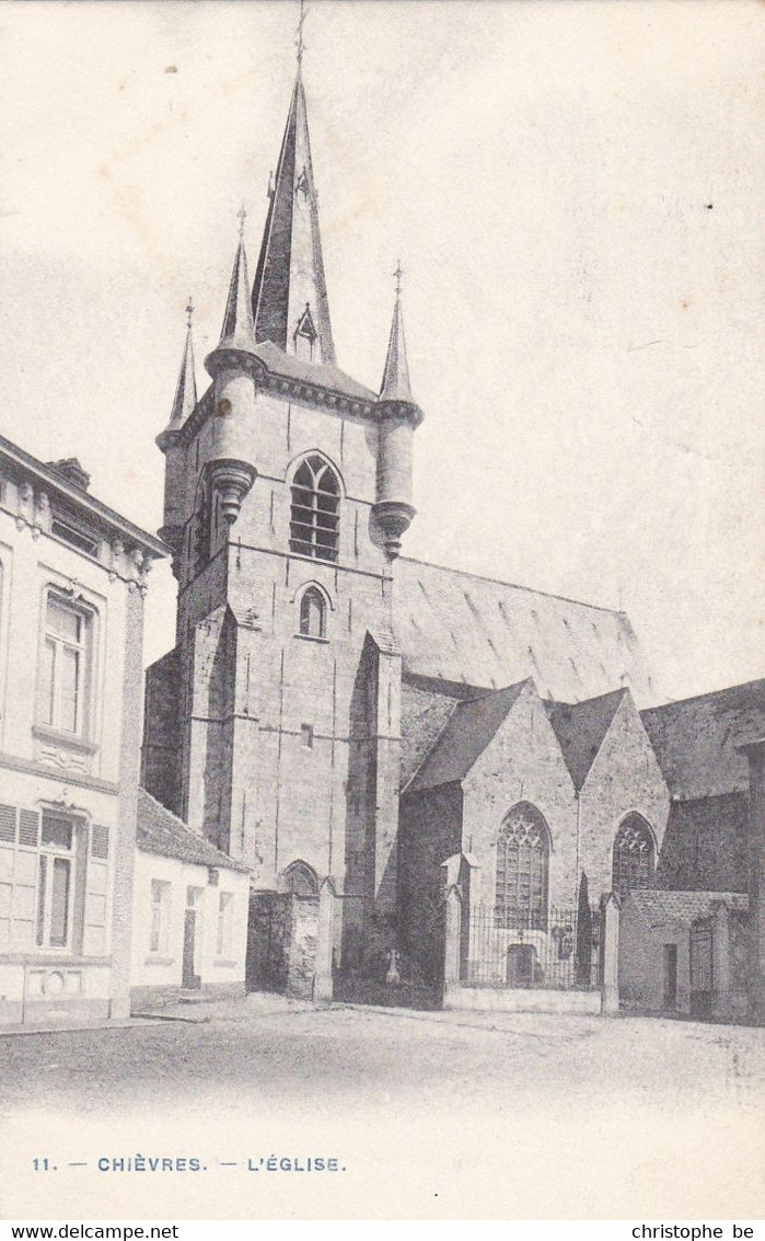 Chièvres, L'église (pk74043) - Chievres