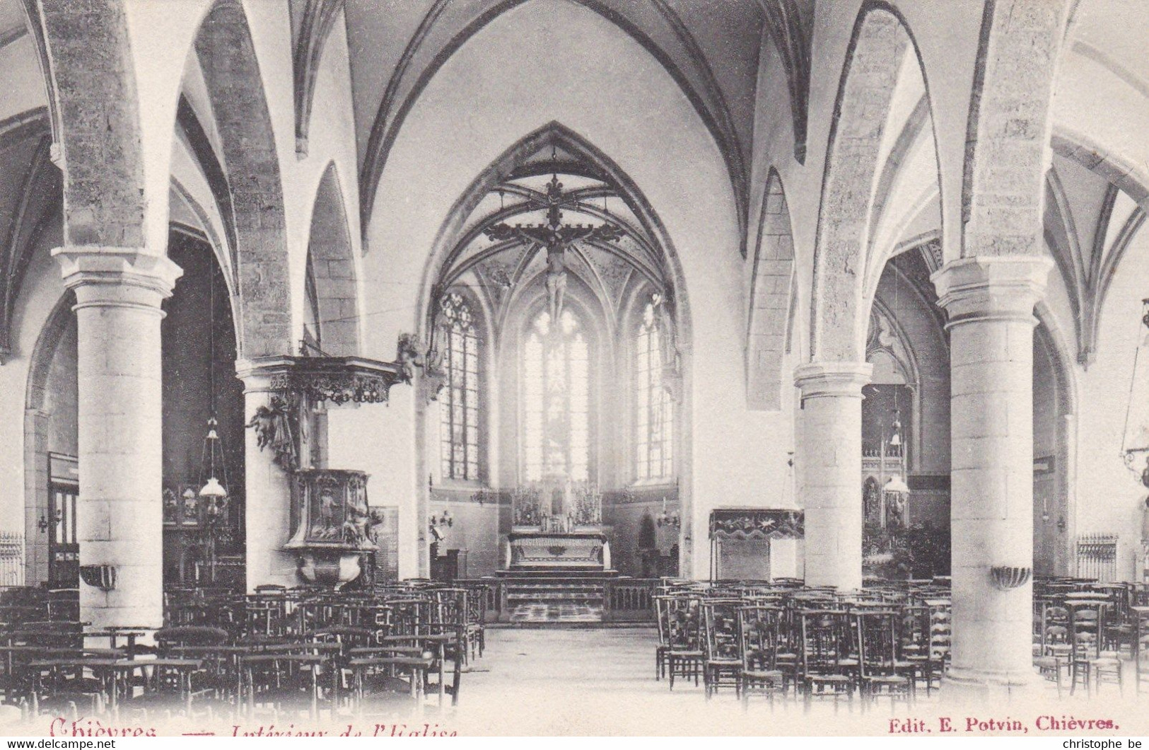 Chièvres, L'interieur De L'église (pk74044) - Chièvres