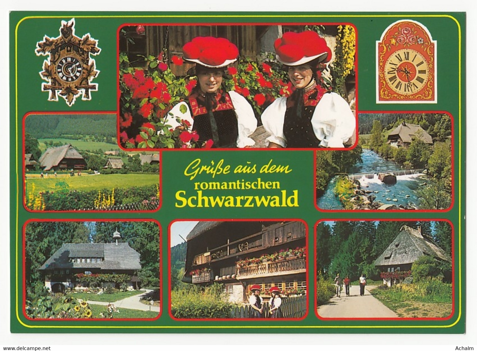 Grüsse Aus Dem Romatischen Schwarzwald Im Gutachtal - 6 Ansichten - 1996 - Gutach (Schwarzwaldbahn)